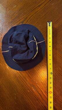 Kangol Sport Urban Utility Reflective Striped Bucket Hat - Navy/Neon